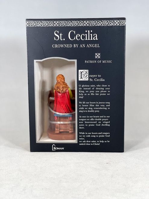 3" ST CECILIA FIGURE PATRON &amp; PROTECTOR