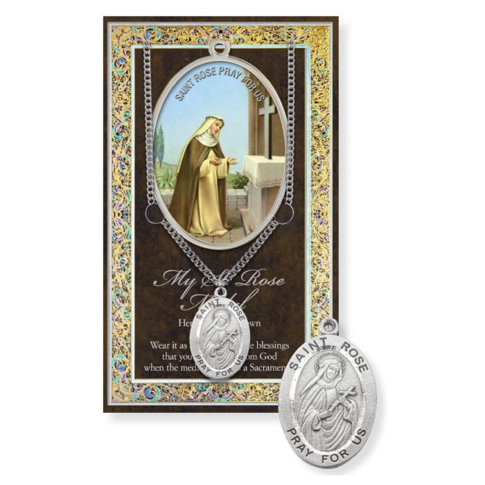 Saint Rose of Lima Genuine Medal