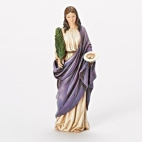 6"H ST LUCY FIGURE