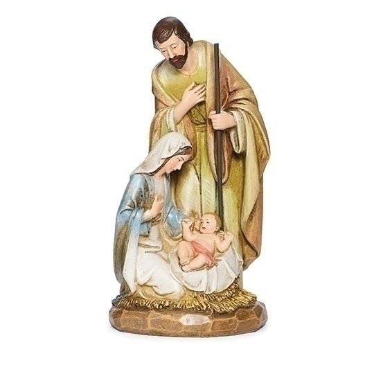8"H HOLY FAMILY FIGURE