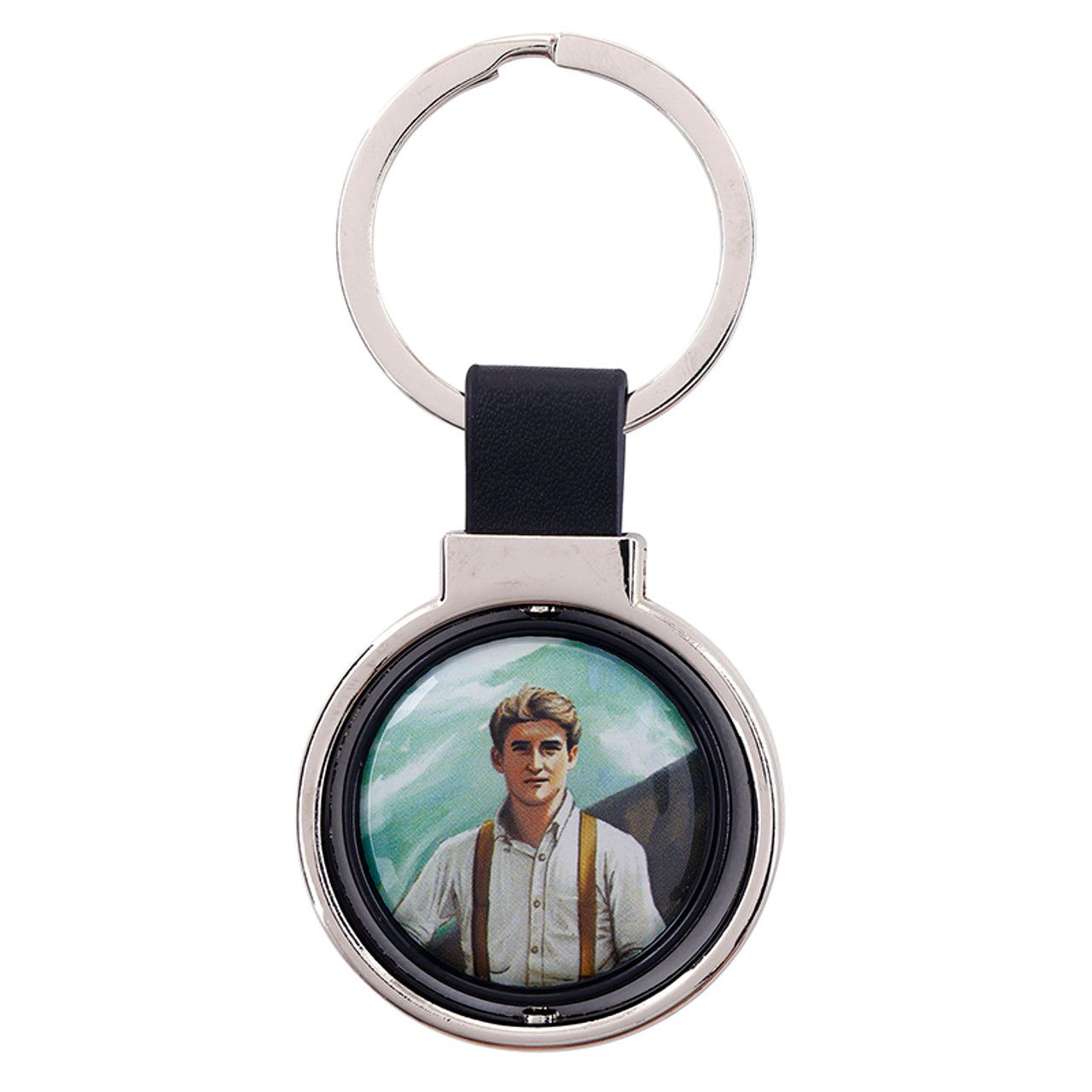 Saint Pier Giorgio Frassati / Verso l'Alto Rotating Key Chain