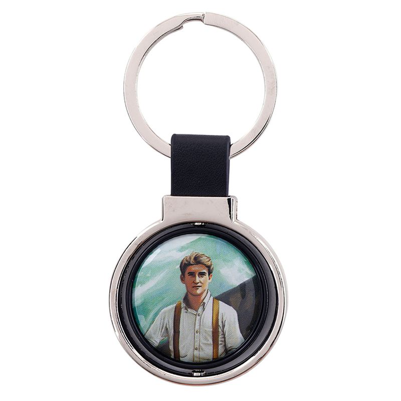 Saint Pier Giorgio Frassati / Verso l'Alto Rotating Key Chain