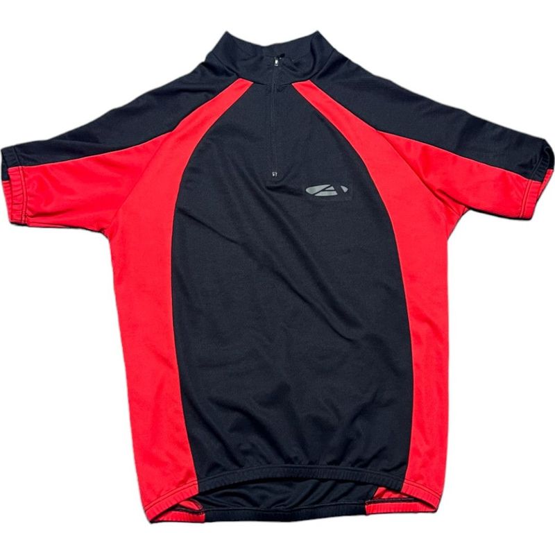 Men's Black & Red cycling jersey 36 chest