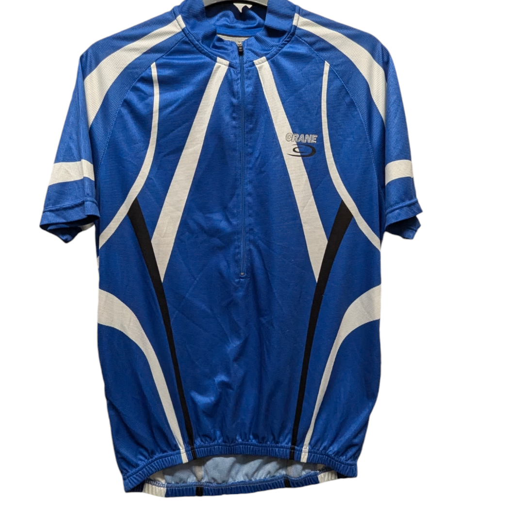 CRANE men's blue cycling jersey