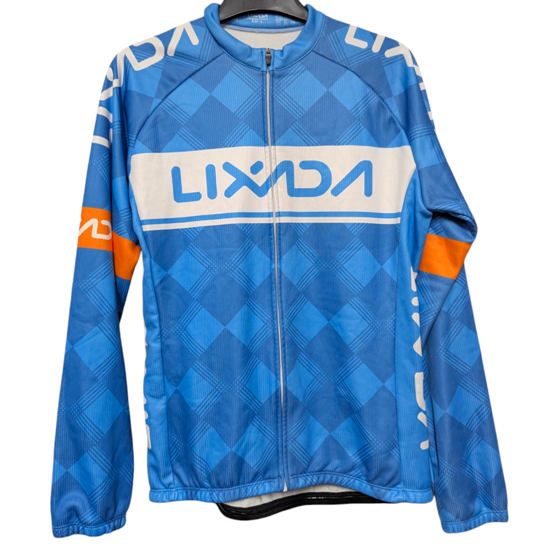 Lixada men's blue autumn roubaix cycling jersey 42 cxhest