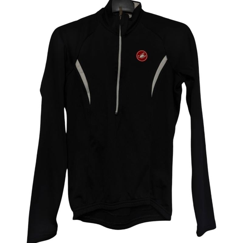 Castelli ladies black size 10 polyester cycling jersey 34 chest