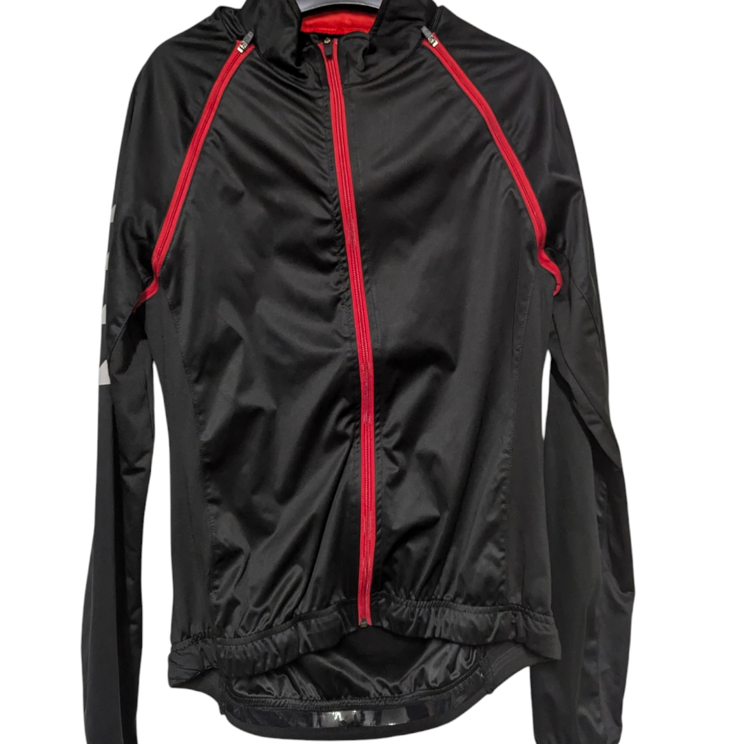 Crane men's medium black windbreaker cycling jacket 38 chest