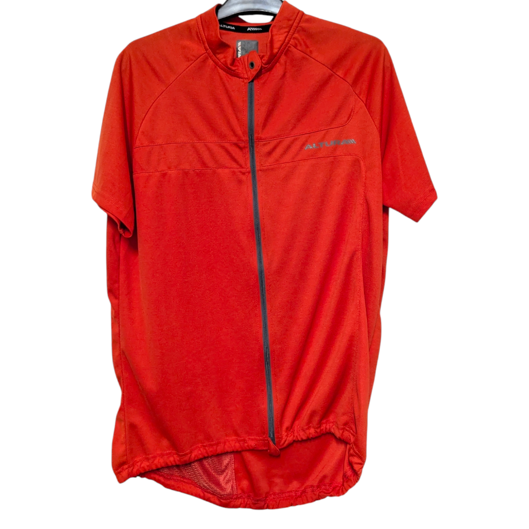 Altura technical men's XL dark orange cycling jersey 42 chest