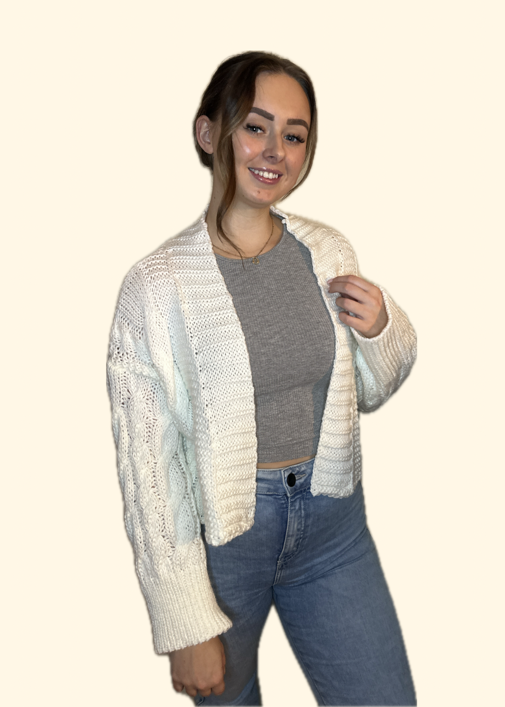 JULIA CARDIGAN - WHITE