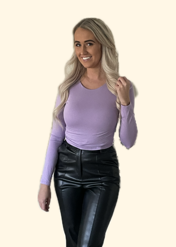 LEELA TOP -  LILAC