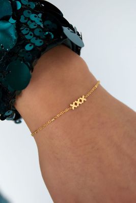 XXX ARMBAND - ZILVER / GOUD