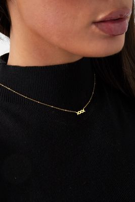 XXX KETTING - ZILVER / GOUD
