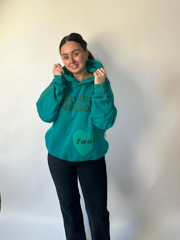 GHOST HOODIE - PETROL