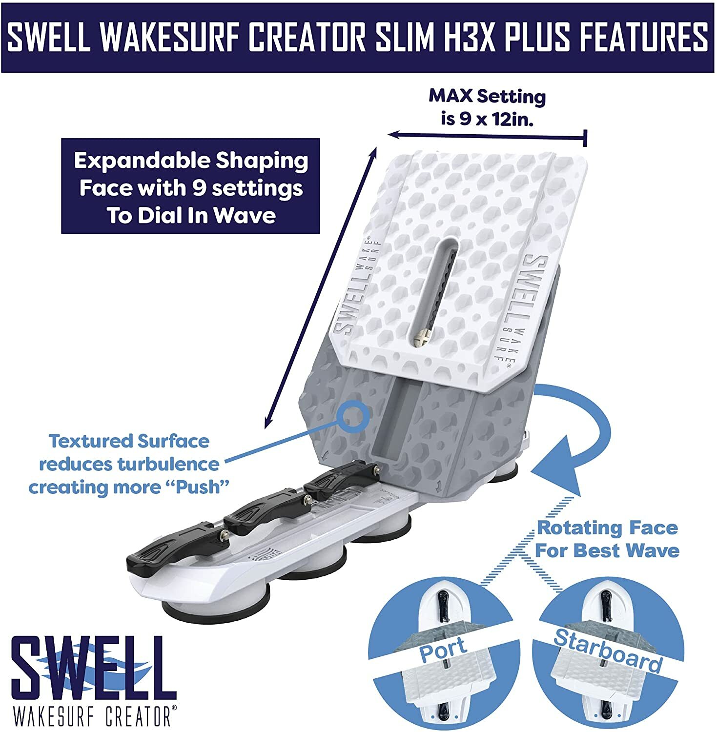 SWELL Wakesurf Creator Slim H3X Plus