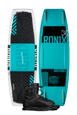 2024 Ronix District Wakeboard with Divide Bindings Package
