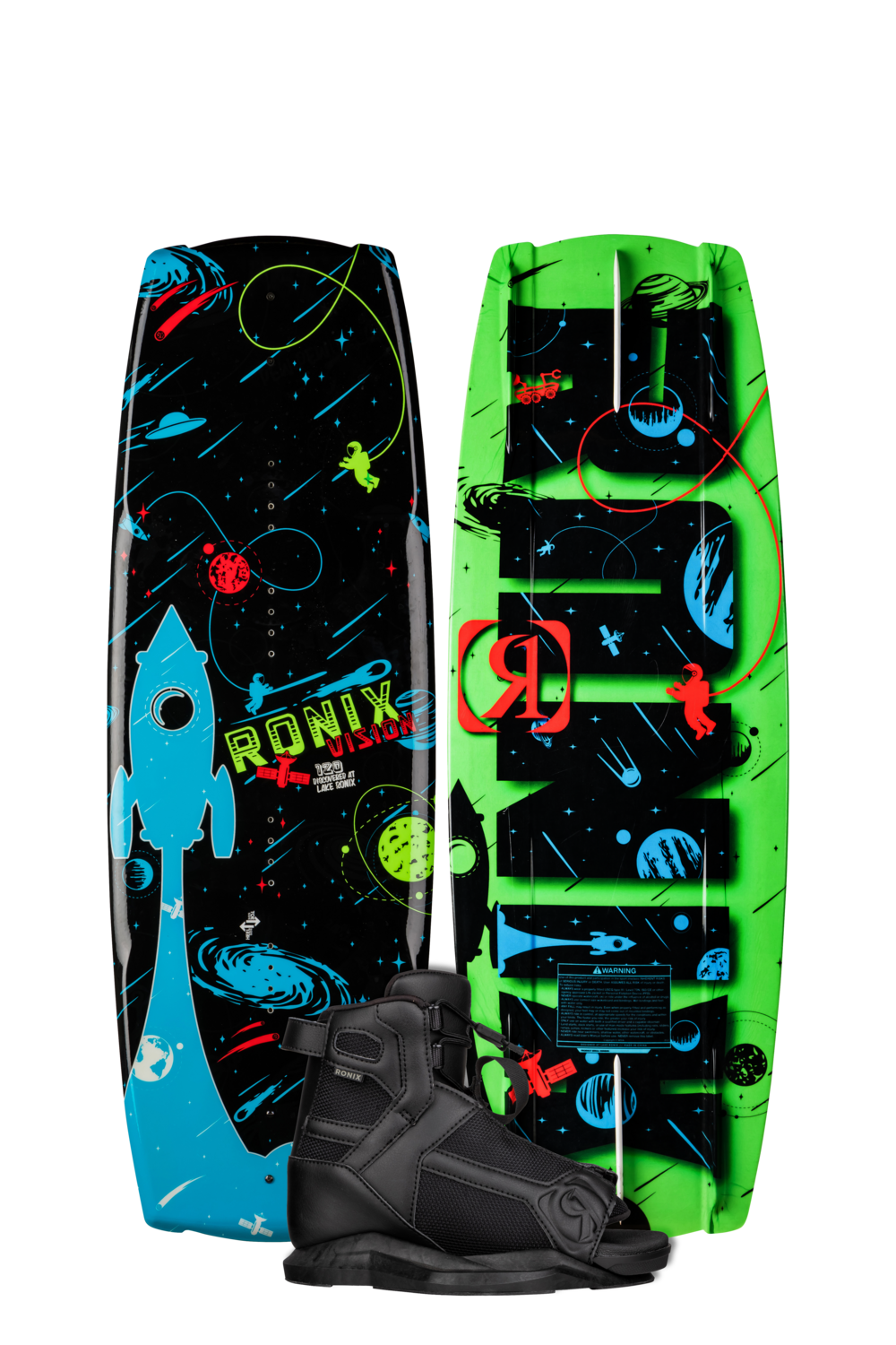 2024 Ronix Vision Kid's Wakeboard with Divide Binding Package