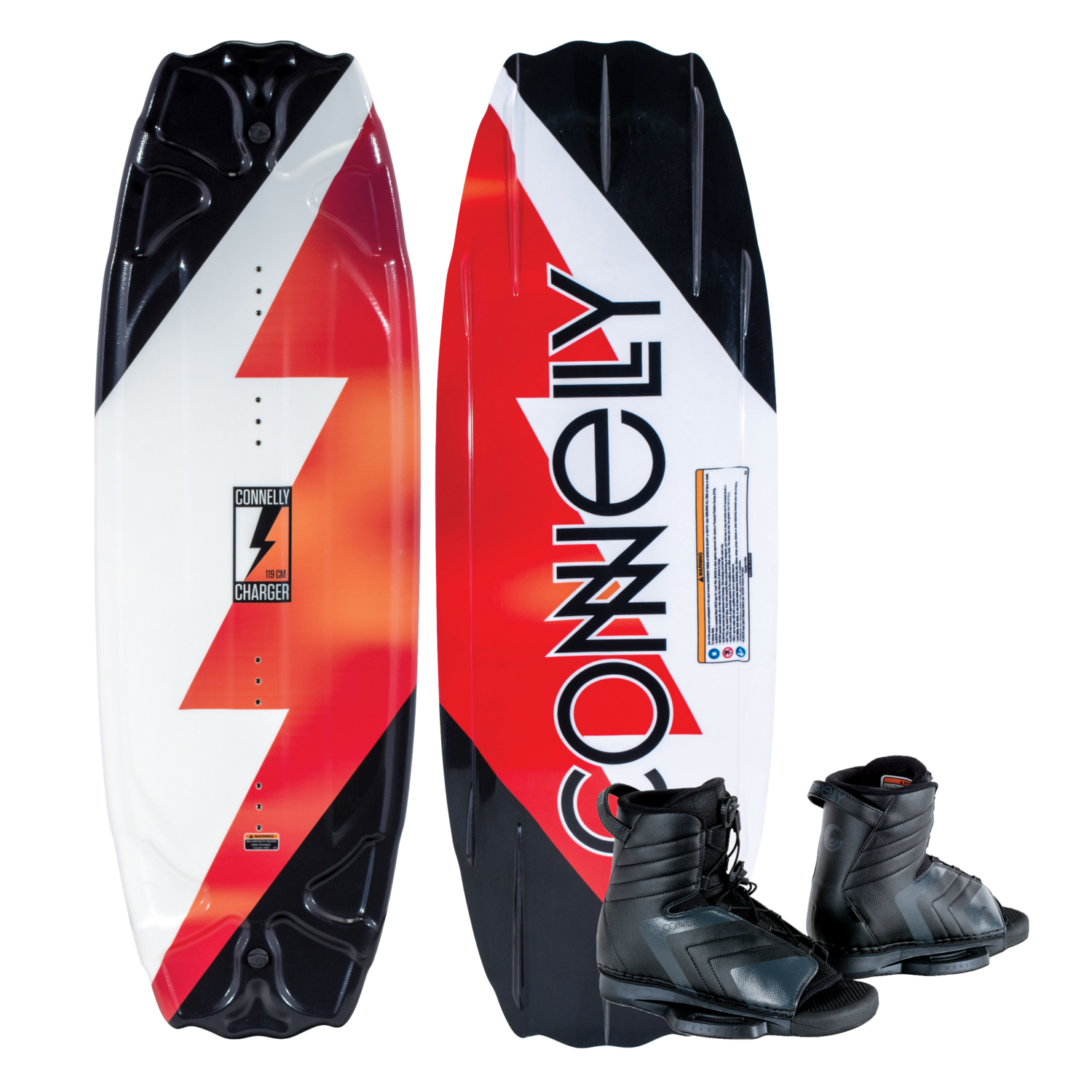 2024 Connelly Charger Kids Wakeboard w/Optima Bindings
