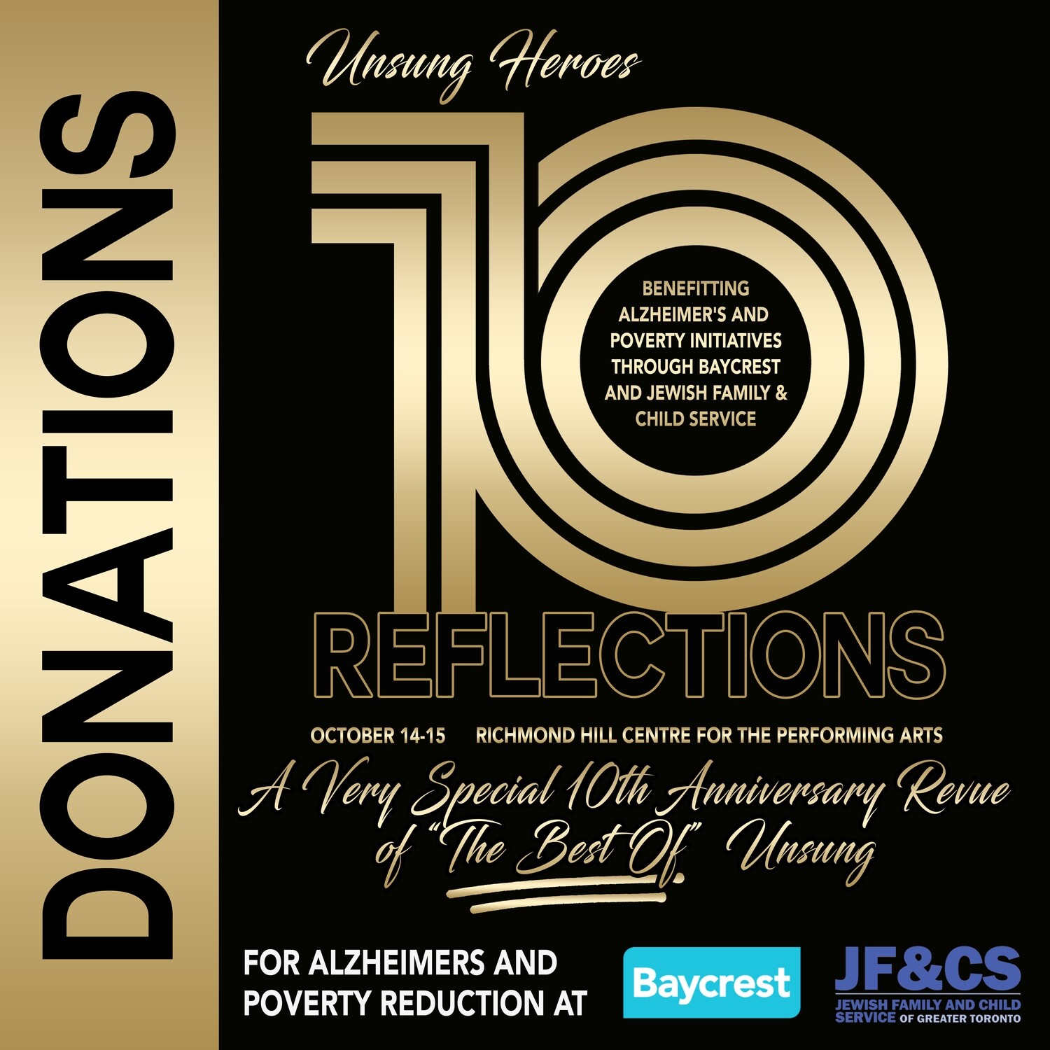 Personal Donations for UH10 Supporting Baycrest Alzheimer's Projects