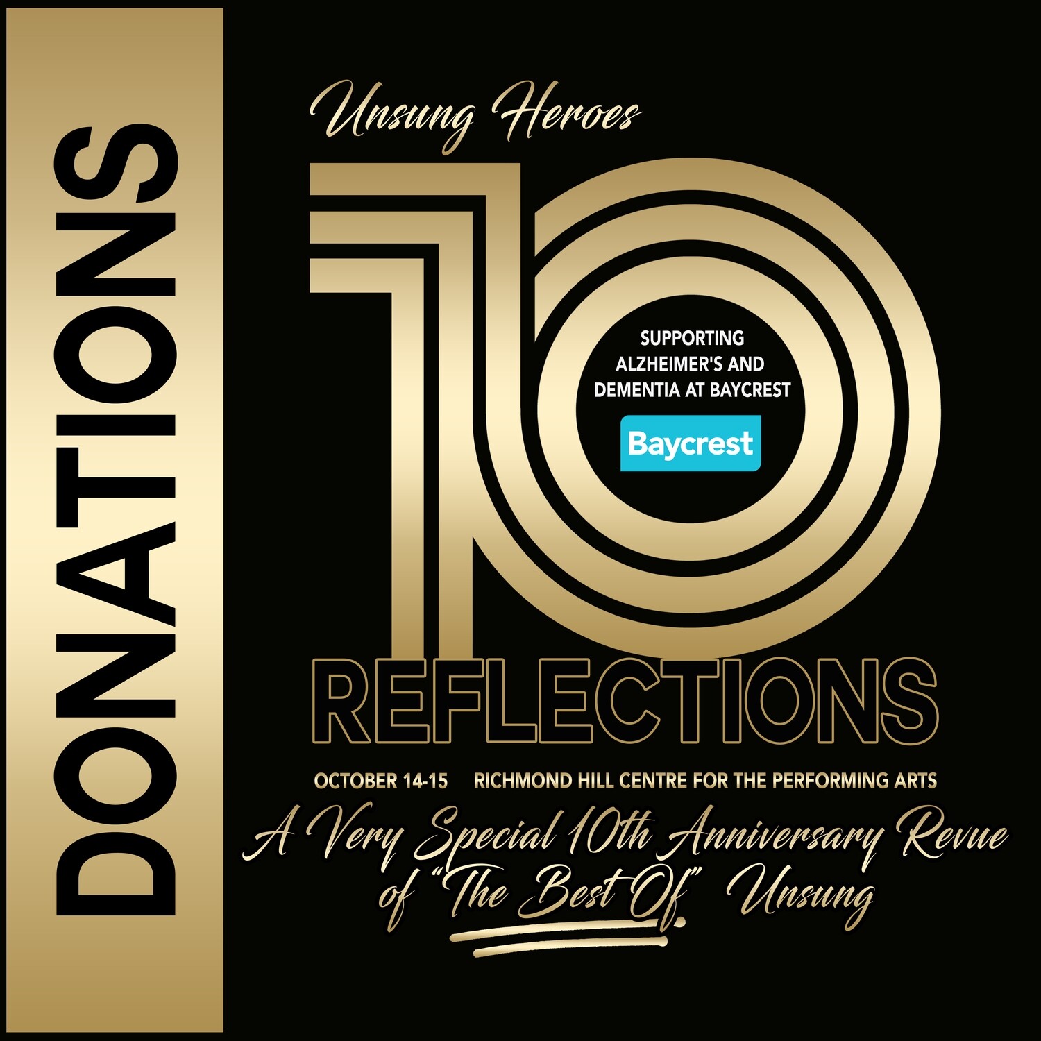 Personal Donations for UH10 Supporting Alzheimer's and Dementia at Baycrest