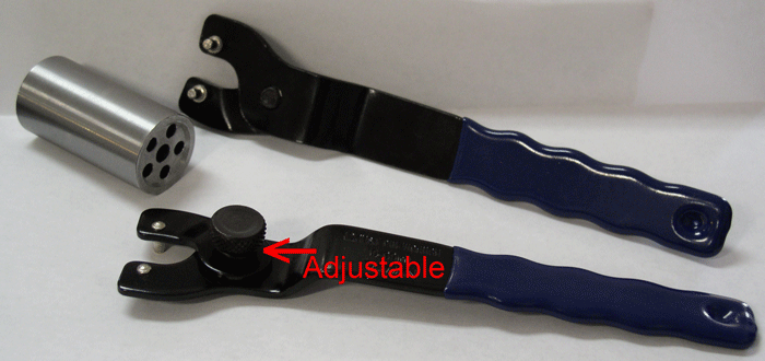 Adjustable Spanner Wrench For Barrel Stabilizer &amp; Quiet Brake Removal