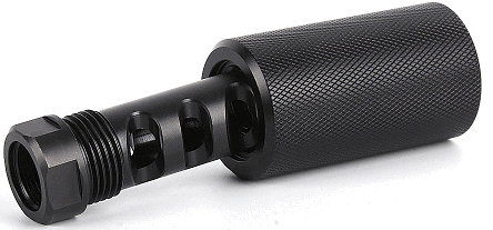 *NEW* Forward or Side Venting ON / Off  Muzzle Brake Keeps Noise to a Minimum
