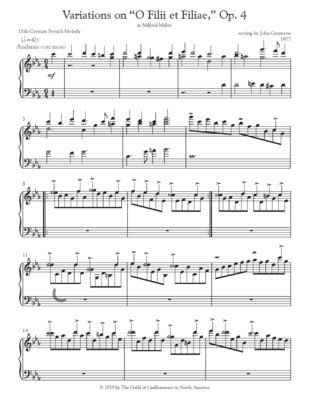 Variations on &quot;O Filii et Filiae&quot;