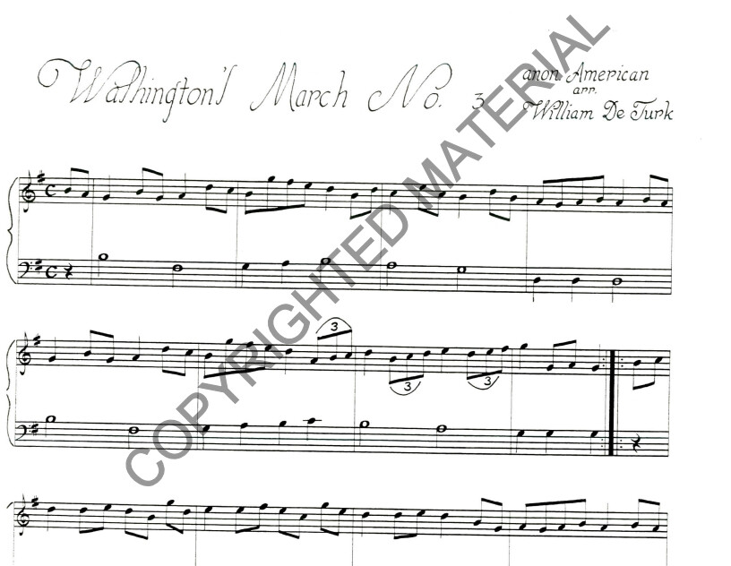 Washington&#39;s March No. 3