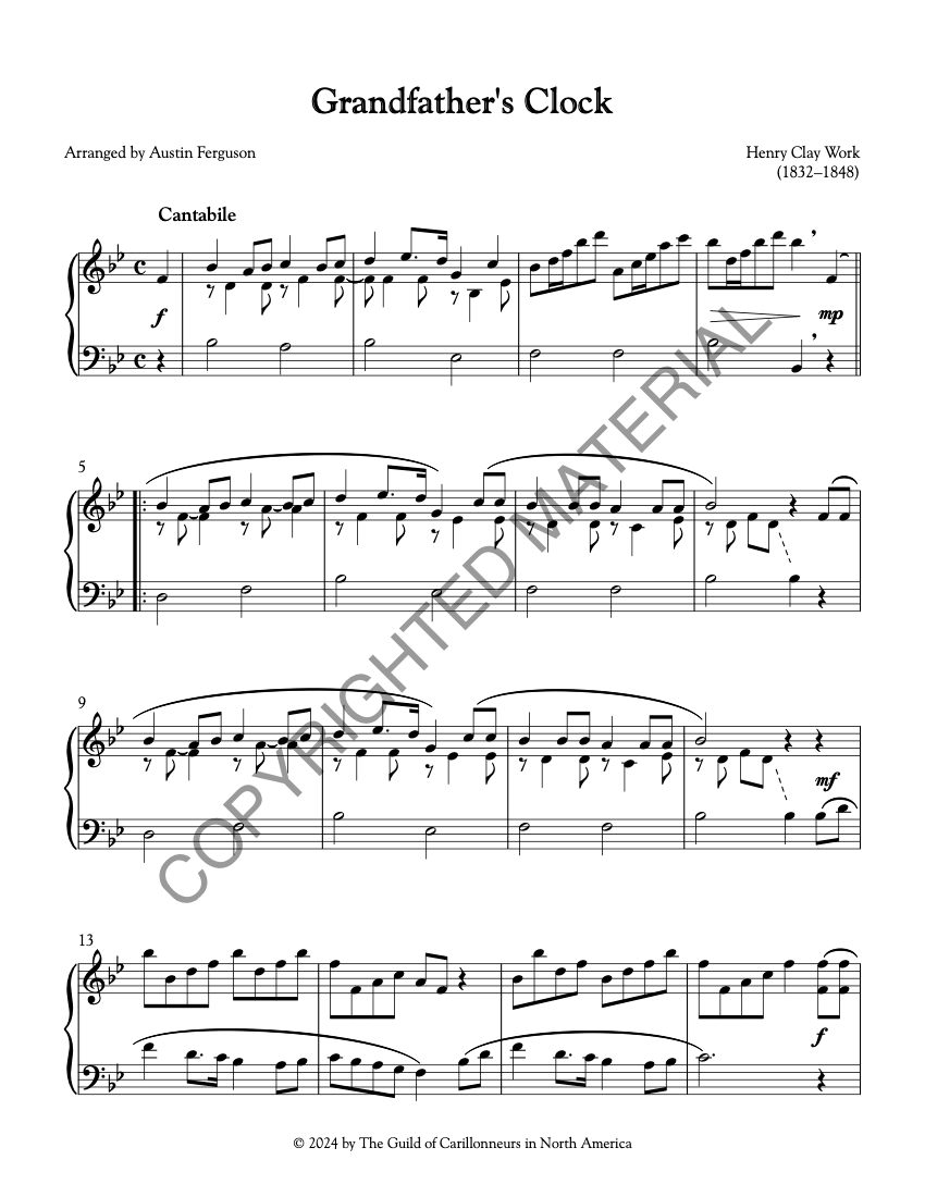 [PDF] Grandfather&#39;s Clock