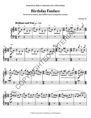 [PDF] Birthday Fanfare