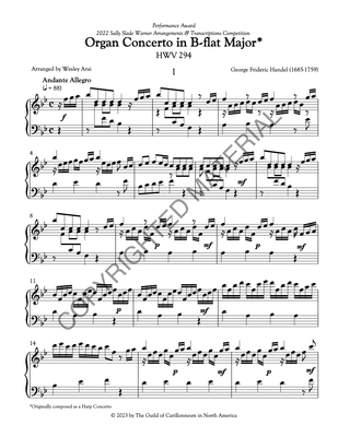 [PDF] Organ Concerto in B-flat Major