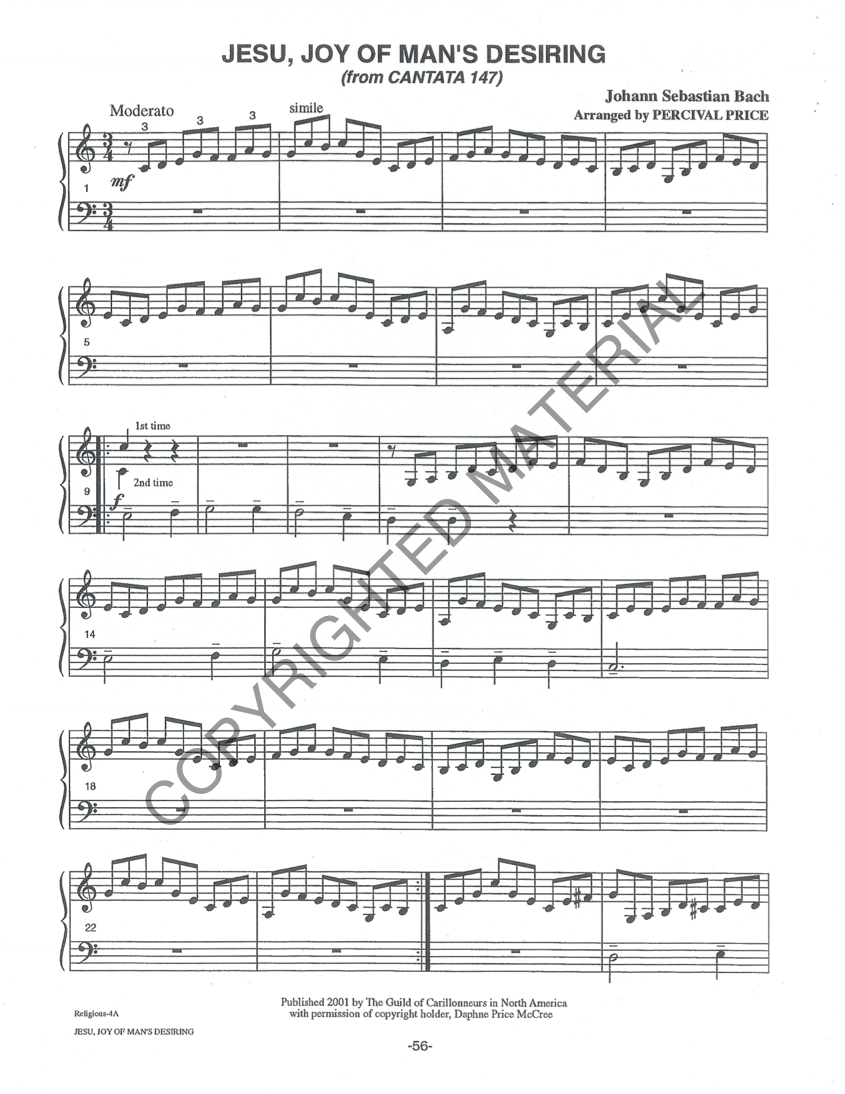 [PDF] Jesu, Joy of Man&#39;s Desiring (newly typeset)