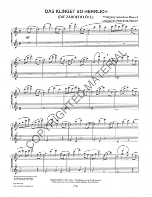 [PDF] Das Klinget so Herrlich (The Magic Flute)