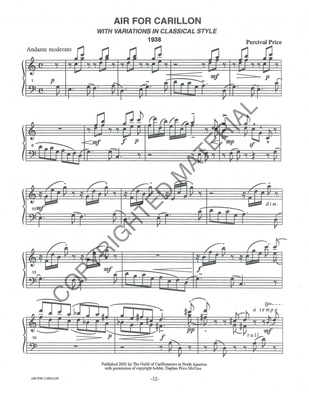 [PDF] Air for Carillon with Variations in Classical Style