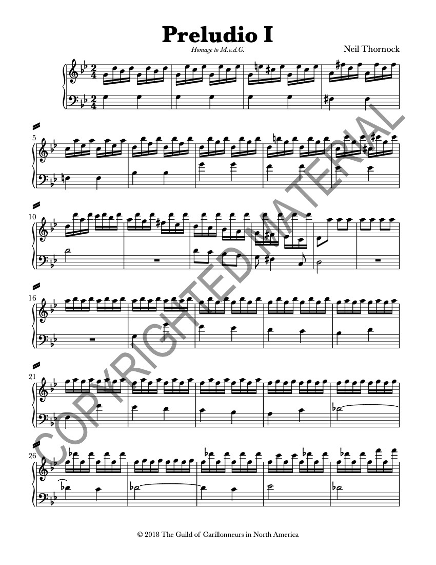 [PDF] Preludio 1 (Thornock)