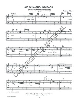 [PDF] Air on a Ground Bass from Sonata for 30 Bells
