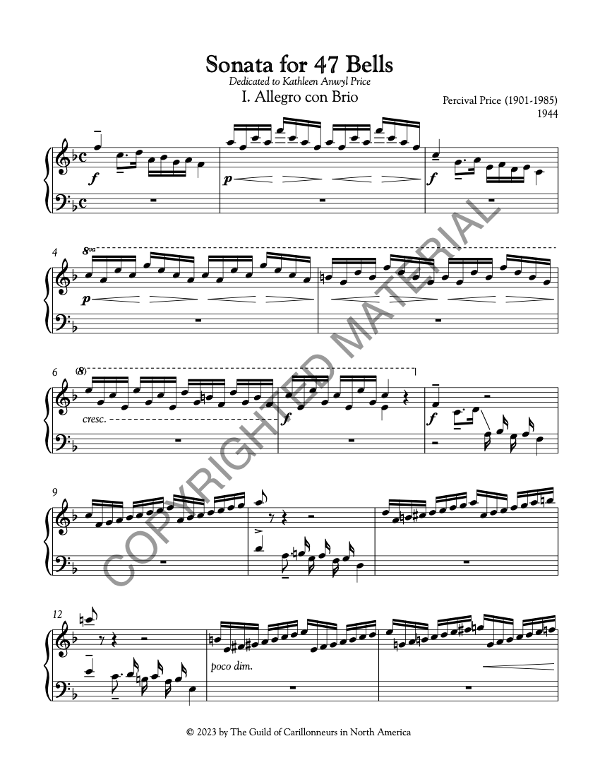 Sonata for 47 Bells