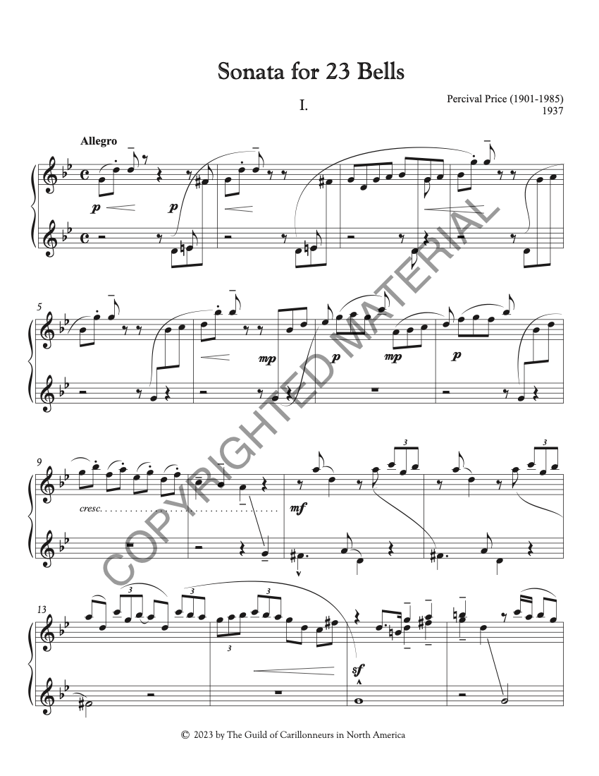 Sonata for 23 Bells