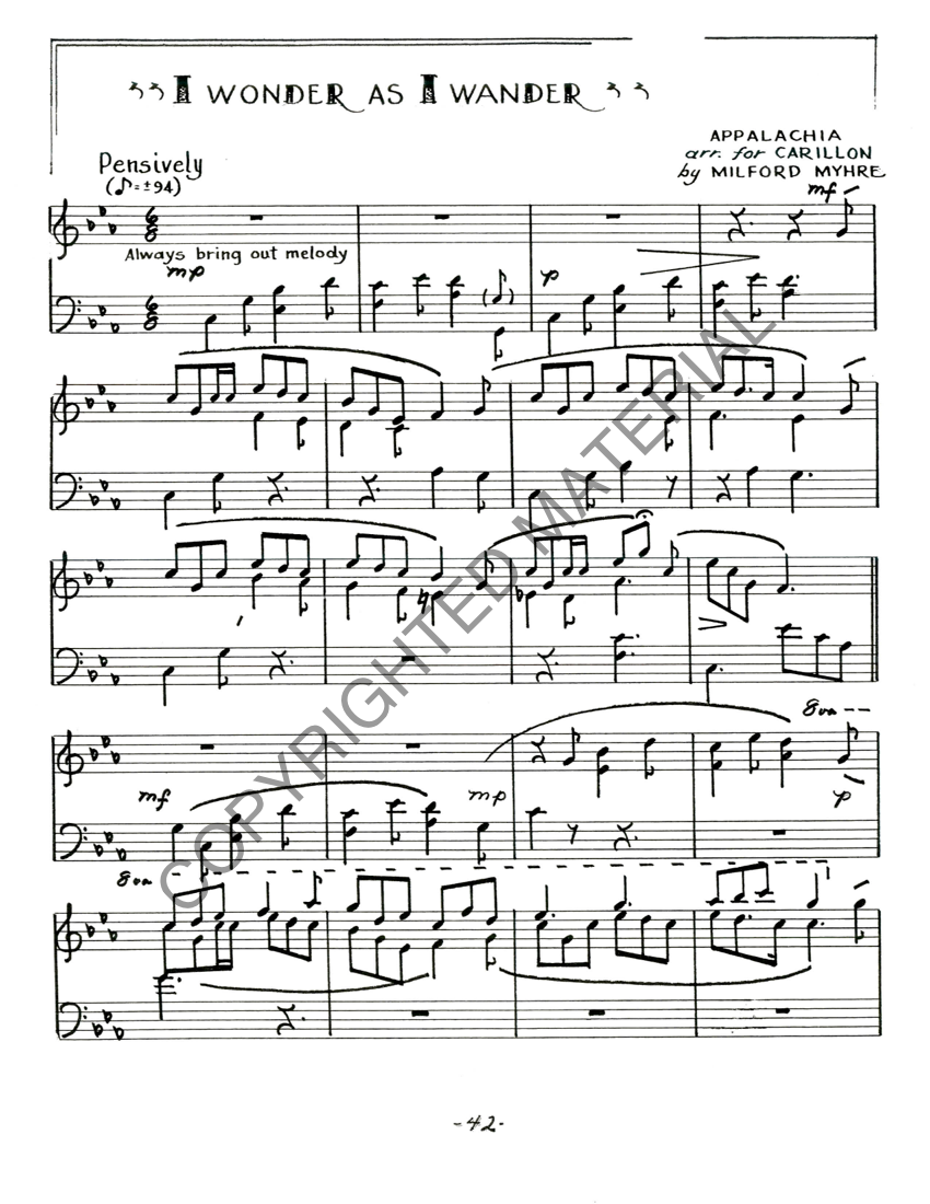 [PDF] I Wonder as I Wander