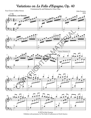 Variations on &quot;La Folia d&#39;Espagne&quot;