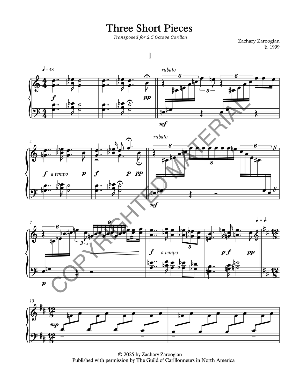 [PDF] Three Short Pieces (Zaroogian)