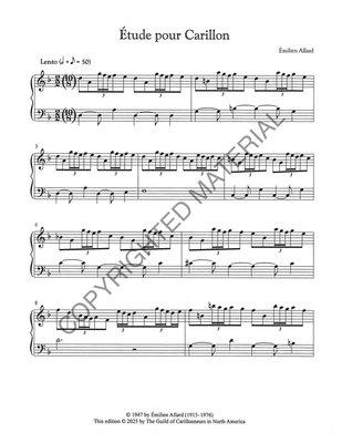 Étude pour Carillon