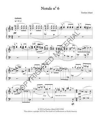 Notule n° 6