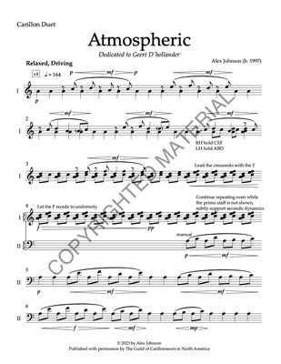Image of the first page of the score for preview only