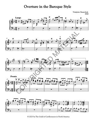 [PDF] Overture in the Baroque Style