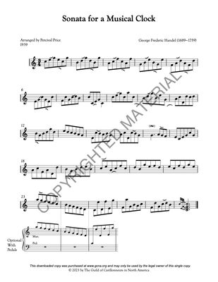 Sonata for a Musical Clock