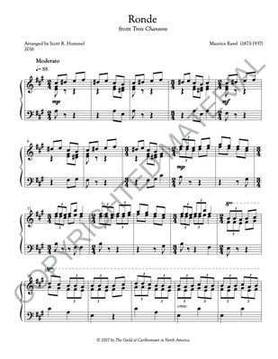 [PDF] Ronde (Trois Chansons)