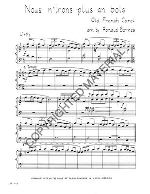 Nous n'irons plus au bois