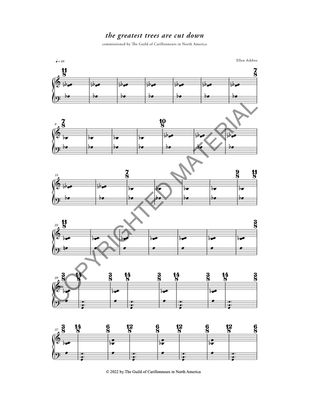 the greatest trees are cut down