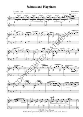 First-page preview of "Sadness and Happiness"