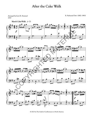 Image of the first page of the score for preview only
